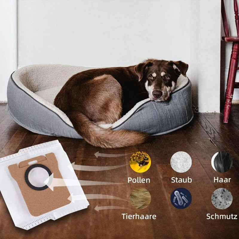 8PCS Replacement Spare Parts Dust Bag for Bot L30 Ultra Robot Vacuum Cleaner Garbage Dust Bag Dirty Bag-FS