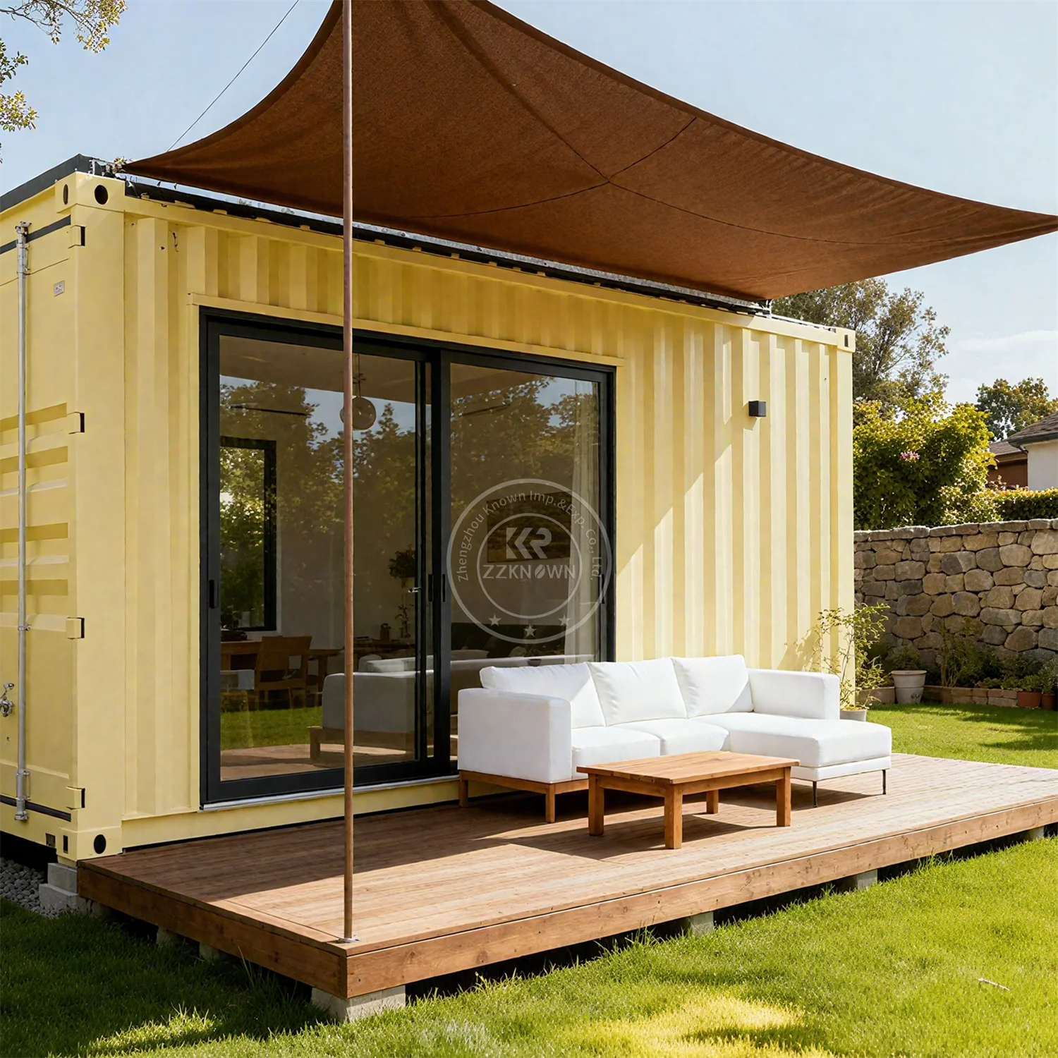 

Prefabricated Modern Coffee Bar Shop Customized Prefab House Expandable Portable Container House For Living