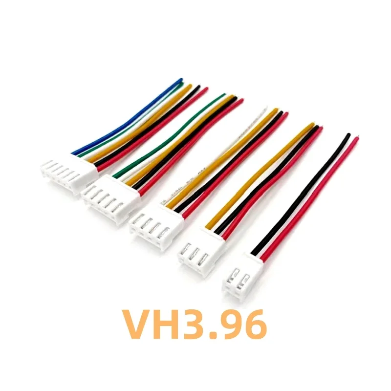 

JST VH 3.96mm Pitch Single Female Plug Wire Cable Connector 2P 3 4 5 6 8 10 Pin VH3.96 22AWG Wires 10CM 20CM 30CM