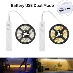 Xiaomi Led Night Light Strip 2835 Sensor Movement Recargable Usb Tape Wall Lamp Bedside Table kitchen Under Furniture Backlight
