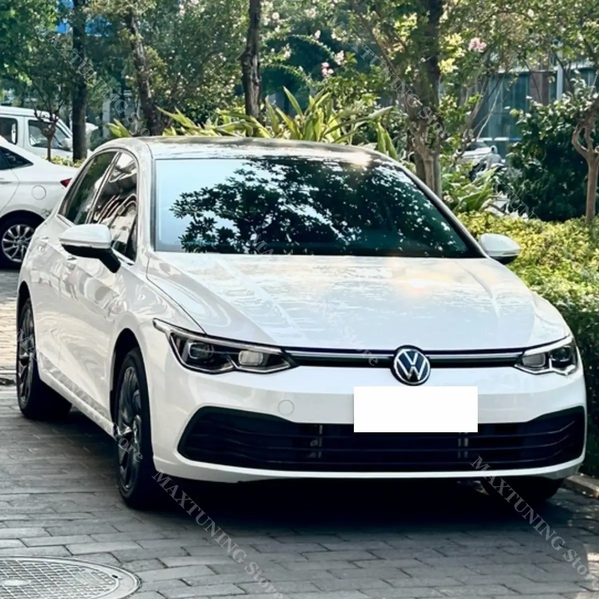 

Передняя решетка радиатора для Volkswagen Golf 8 MK8 2020-2022, декоративные накладки на решетку, накладки на противотуманные фары, накладка на бампер, черная отделка, обвесы из АБС-пластика, тюнинг