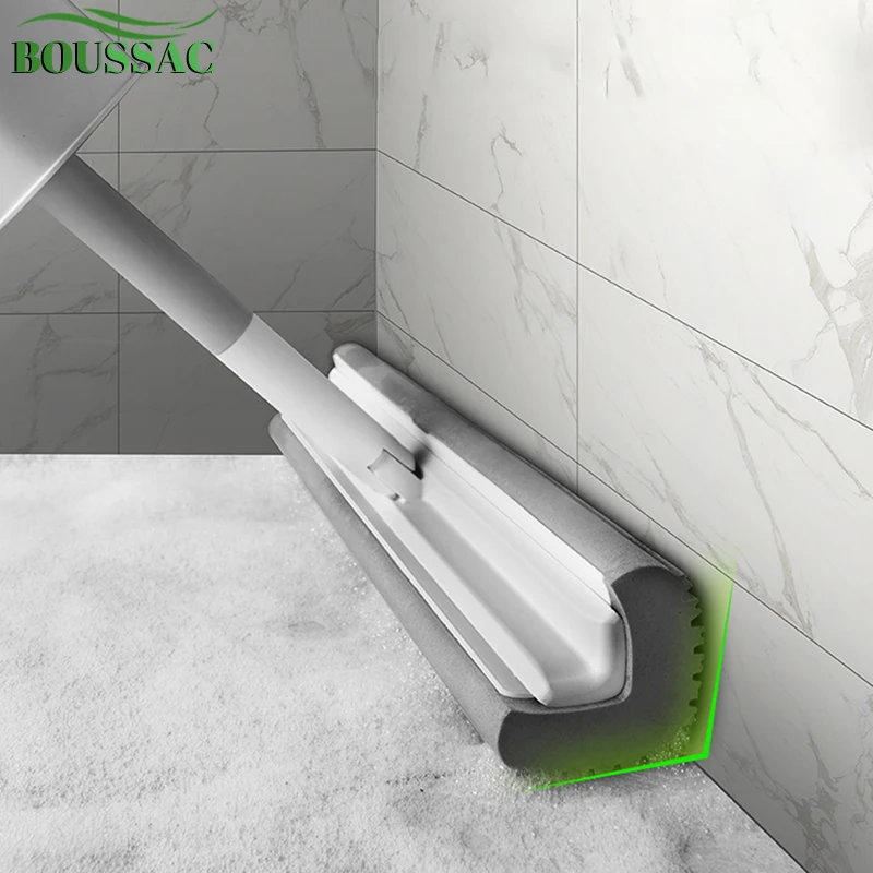 BOUSSAC Squeeze Self-draining Collodion Mop Wood Floor Tiles Spin Household Cleaning Tools to Clean Walls and Ceilings Floor