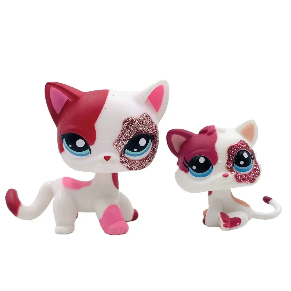 Rare Animal littlest pet shop toy Cute kitten Stands Dog Dachshund Collie Cocker Spaniel Great Dane Old Bobble head toy lps