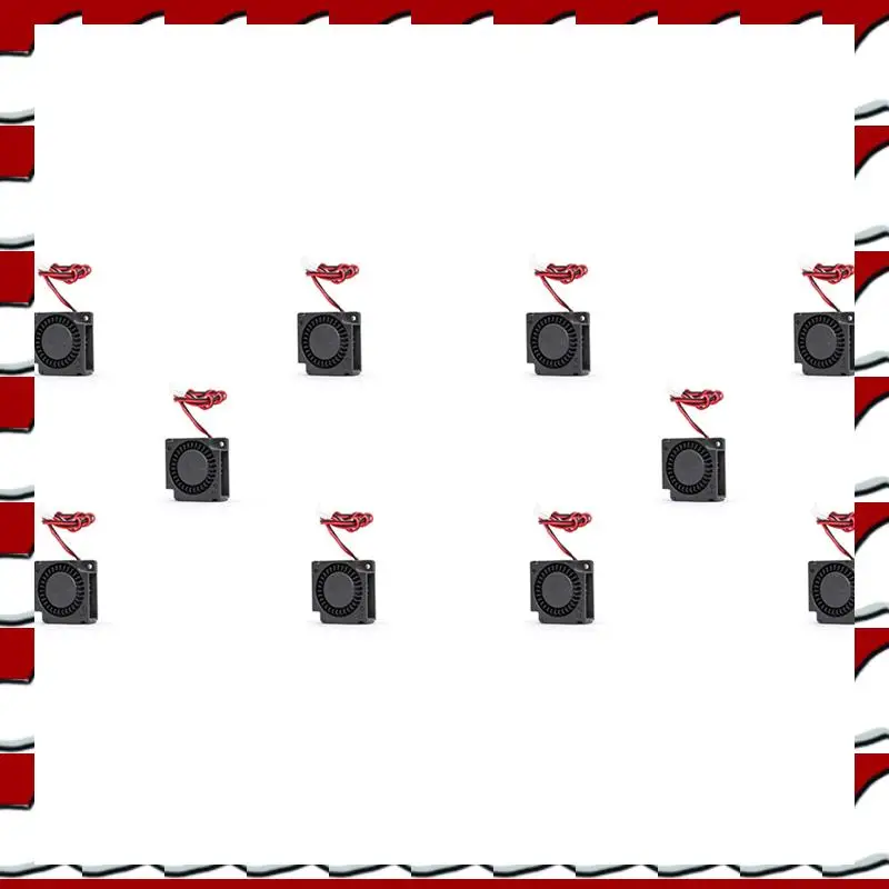 

T35C 10 шт. 30 мм 24 В вентилятор 3010 охлаждающий вентилятор бесщеточный вытяжной вентилятор 2 контакта 30 х 30 х 10 мм для 3D-принтера