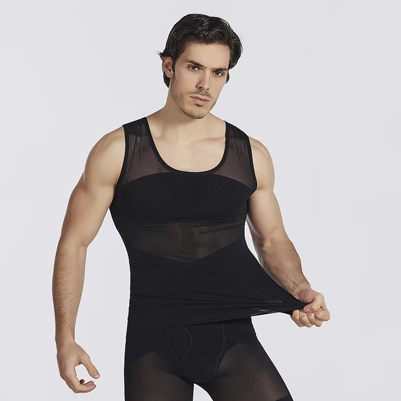 

Men Tummy Tuck Shaping Vest Invisible Slimming Body Shaper Beer Belly Buster
