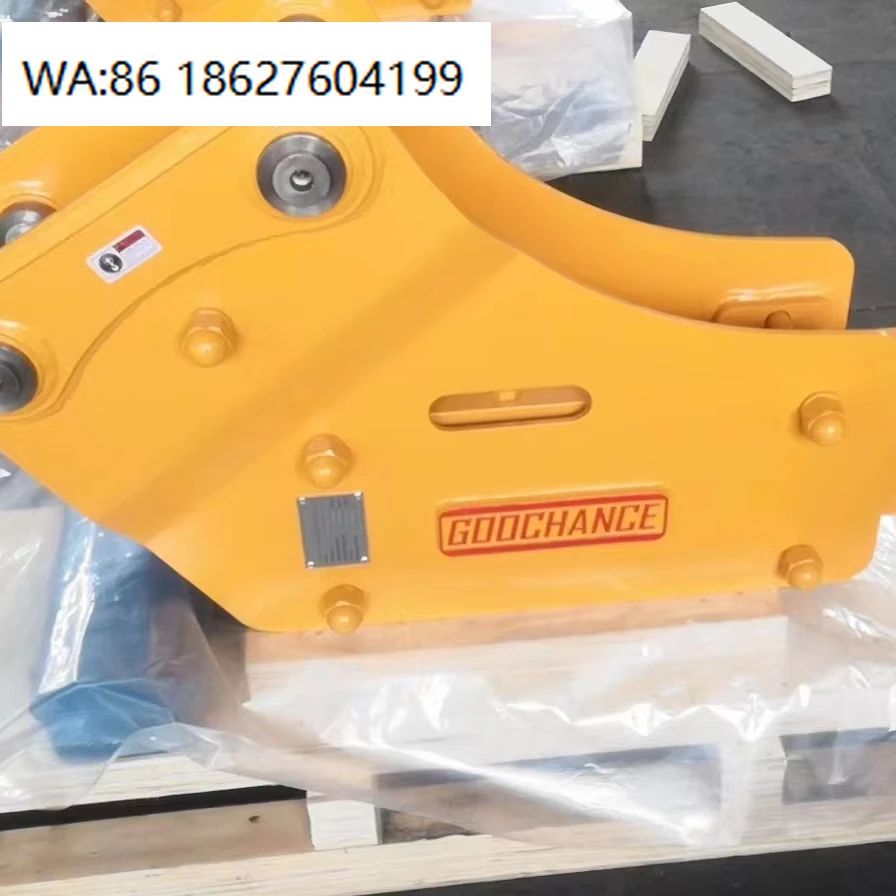 

Гидравлический молот-разрушитель камня для мини-экскаватора, бокового типа, для землеройных работ, с основными компонентами - долотом