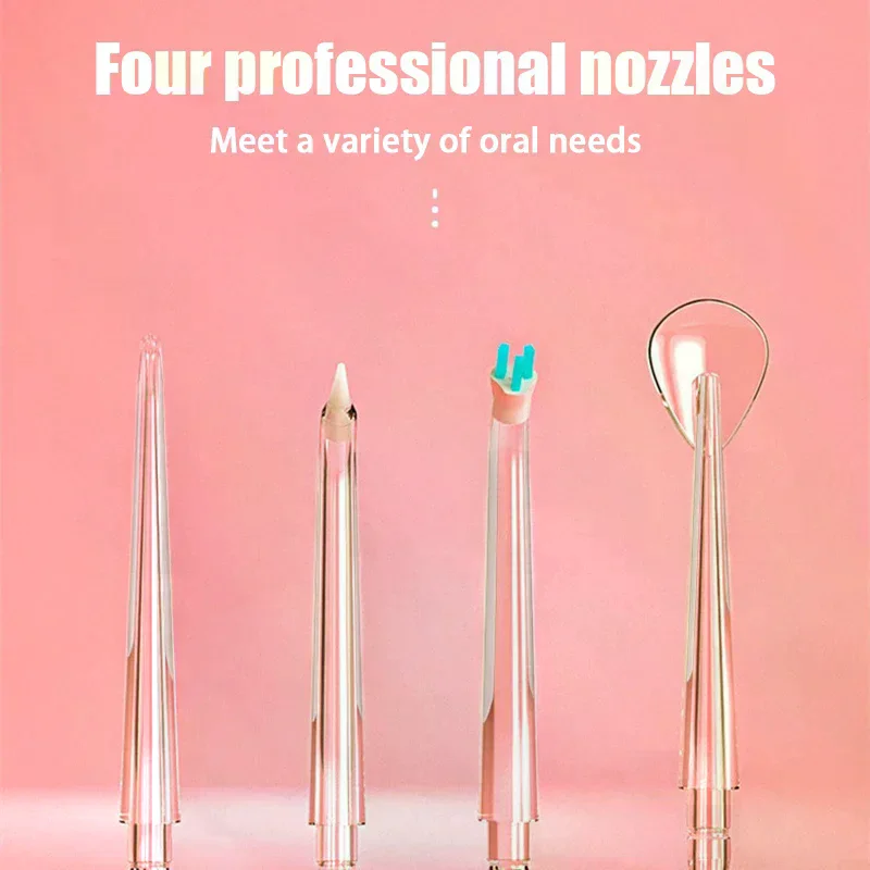 4 قطعة/المجموعة/مجموعة فوهات الأسنان عن طريق الفم القابلة للاستبدال لري الفم والمياه النفاثة لغسالة الفم #4
