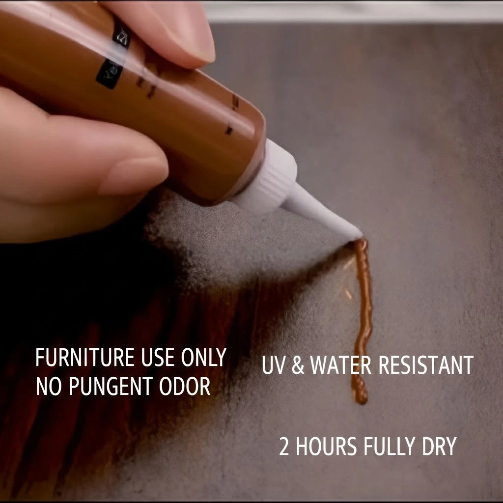 Wood Filler Repair Paste 25g Fast Dry Paintable Crack Hole Filler for Furniture Door Cabinet Wood Restoration Cream Filler