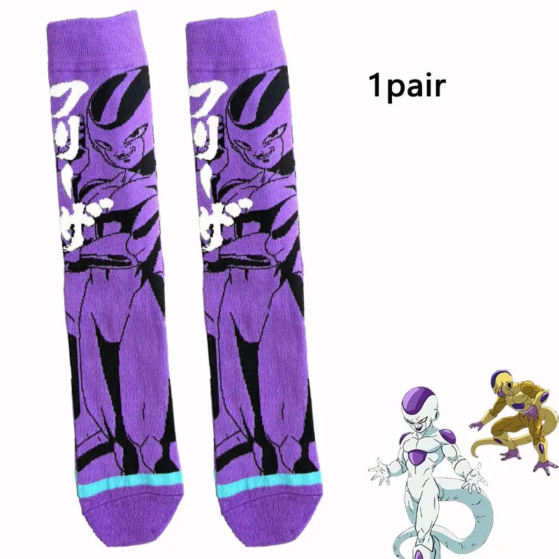 

Dragon Ball fans rejoice! 1/5 Double-pack Anime Socks Goku / Frieza Character Edition Trendy Mid-calf Socks