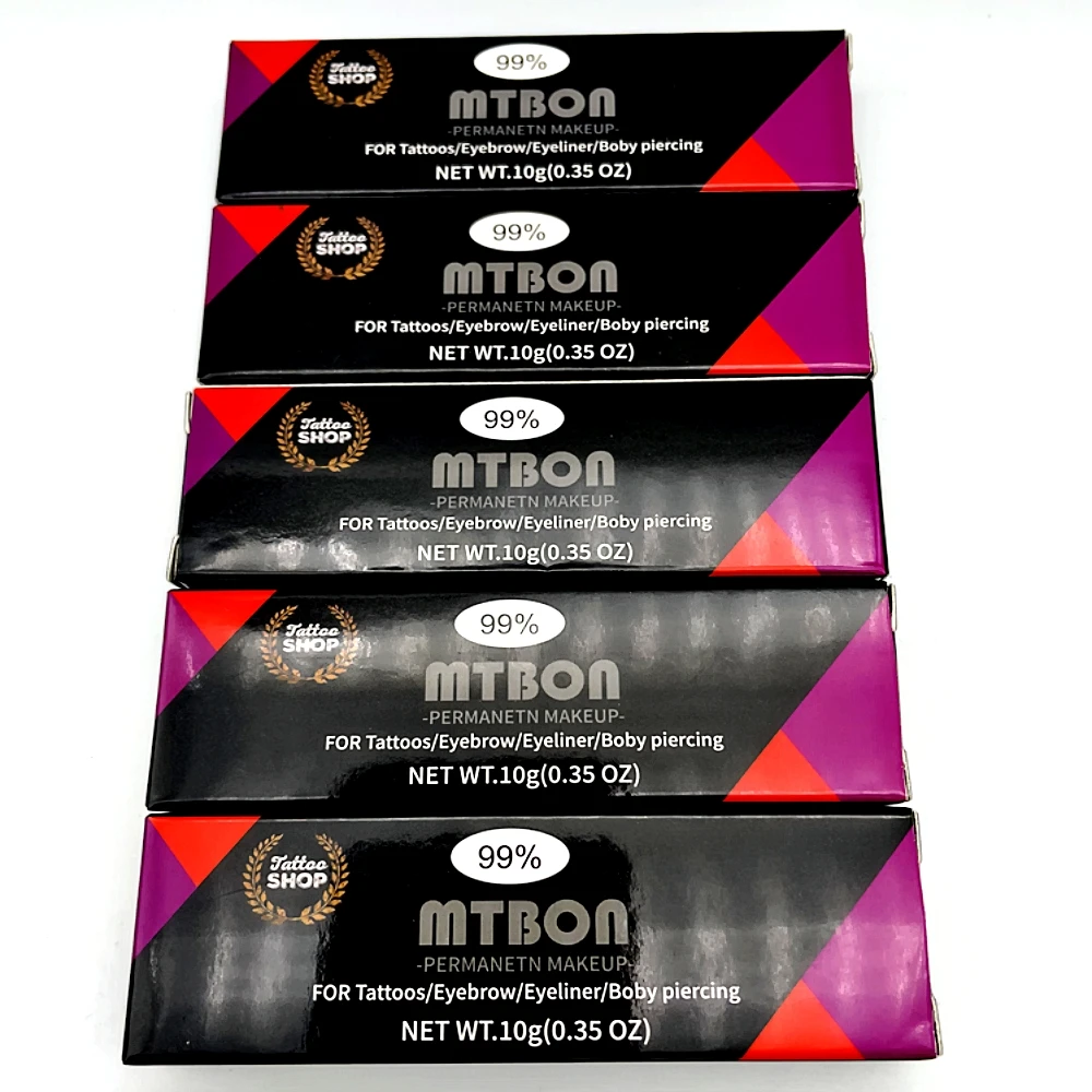2025 새로운 오리지널 99% MTBON 문신 크림 영구 메이크업 전 마이크로 블레이드 눈썹 입술 10g 문신 크림
