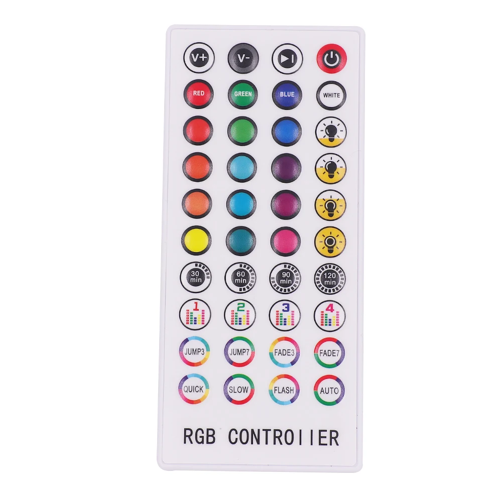 Контроллер Bluetooth Music Control 750 Вт с пультом дистанционного управления для 5050 2835 RGB светодиодной ленты Неоновый свет ЕС Великобритания