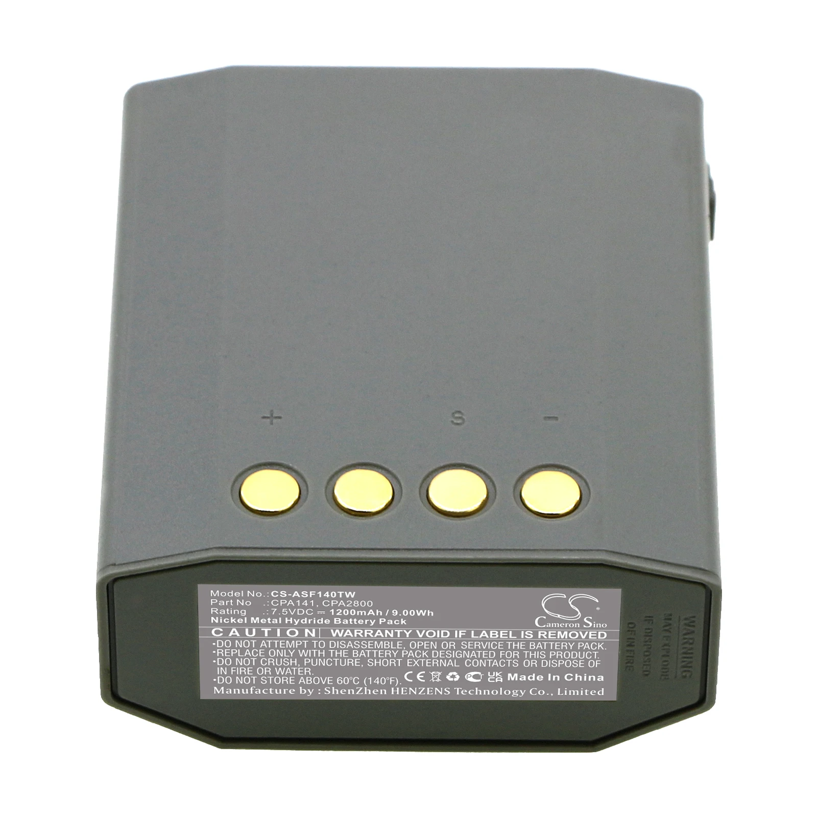 แบตเตอรี่วิทยุสื่อสารสองทาง 7.5V 1200mAh รุ่น CPA141 CPA2800 ASCAK141 สำหรับ AEG Teleport ES, สำหรับ Ascom FUG 11B SE140 FuG11B SE110