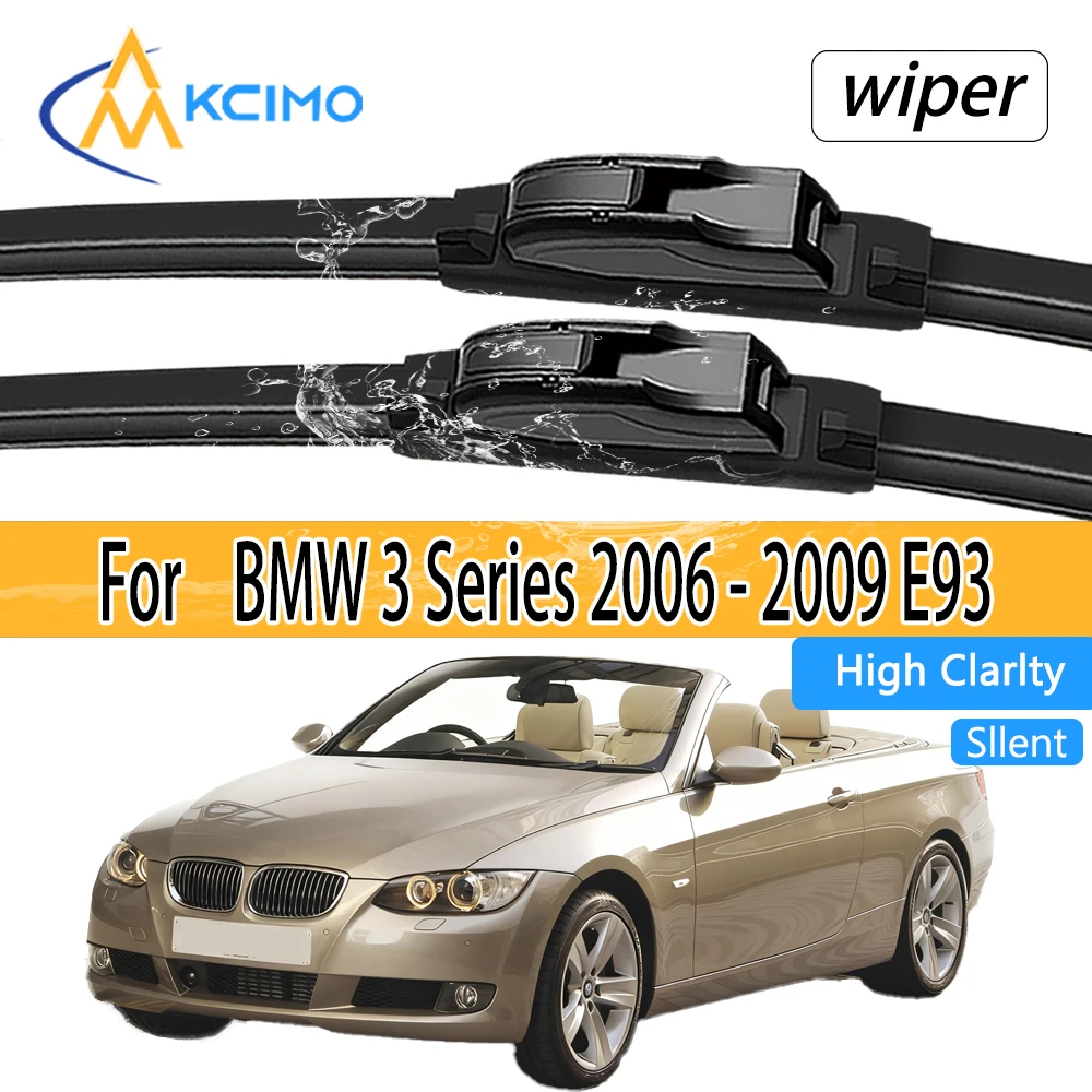

For BMW 3 Series 2006 - 2009 E93 Front Windshield Wiper Blades 2pcs Windscreen Window Accessories