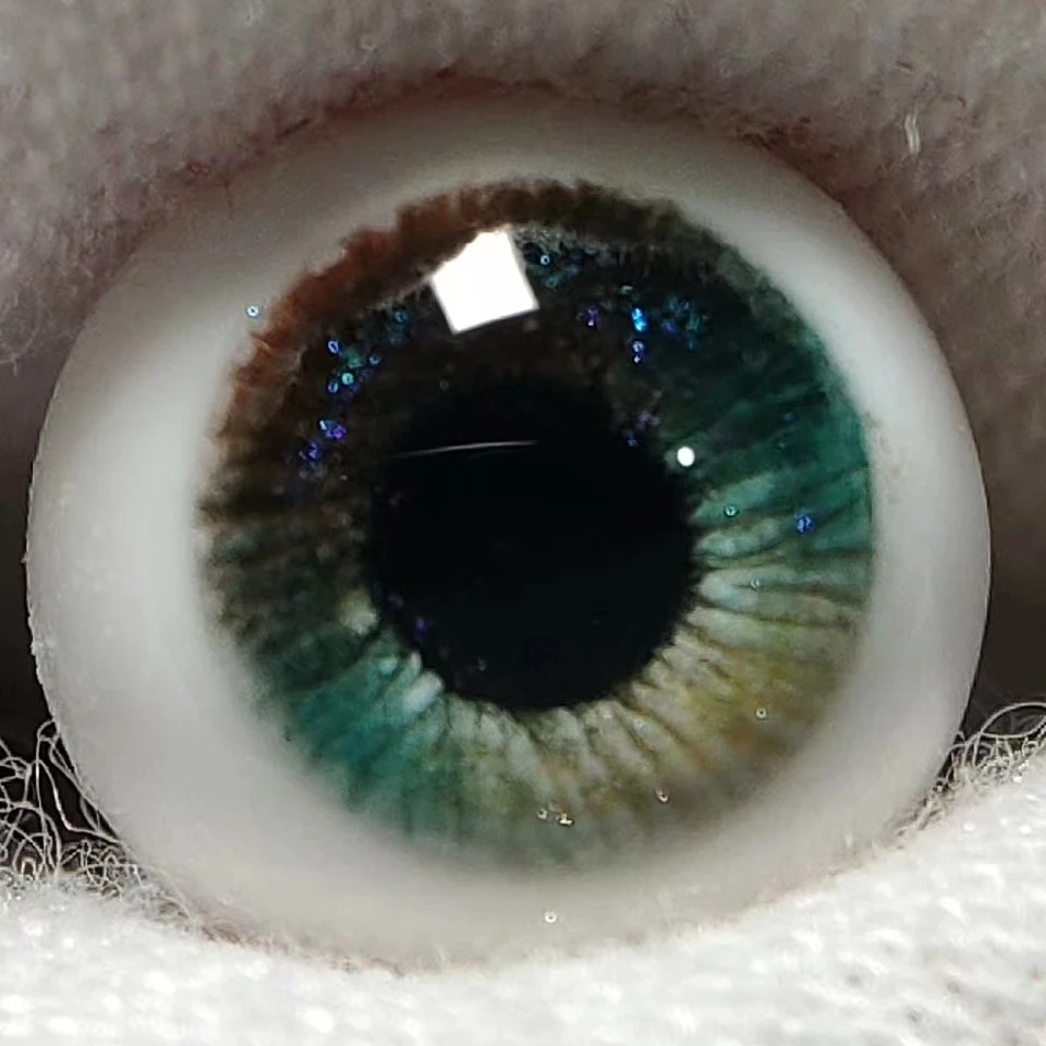 Harz Augen Puppe Augapfel Blau Bunte Augen Puppe Zubehör Für 1/6 1/8 1/3 BJD Puppe DIY Handgemachte Augapfel 12mm/14mm/16mm/18mm – Detail 7