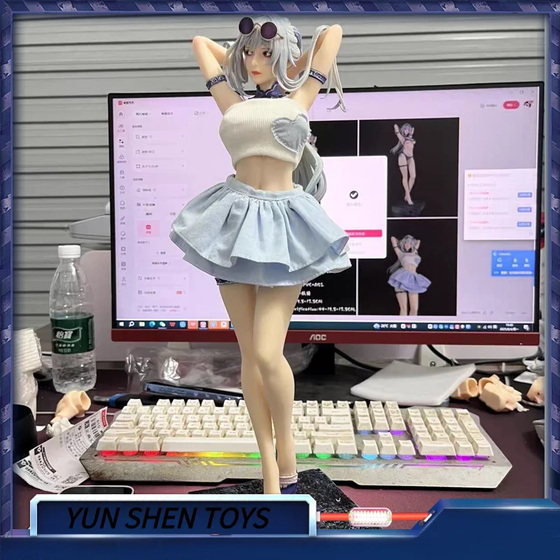 

Honkai Star 45cm Rail Jingliu Swimsuit Ver Anime Figure Statue With Interchangeable Outfits Pvc Collectible Model Desktop Toys