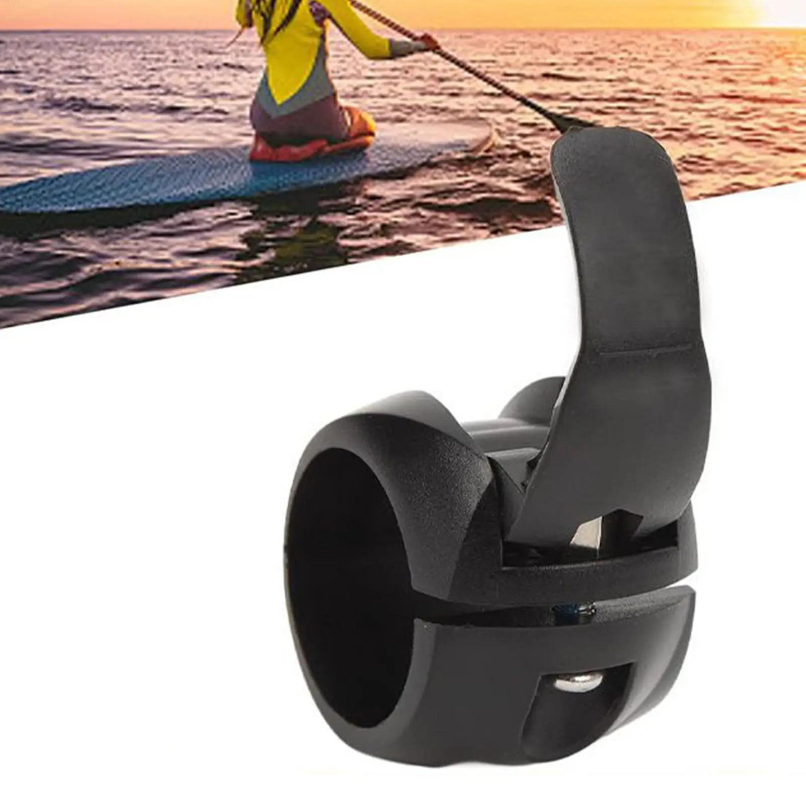 카약 패들 클램프 패들 샤프트 클램프 조절기 퀵 릴리스 교체 부품 수상 스포츠 풀 리버 용 서핑 액세서리