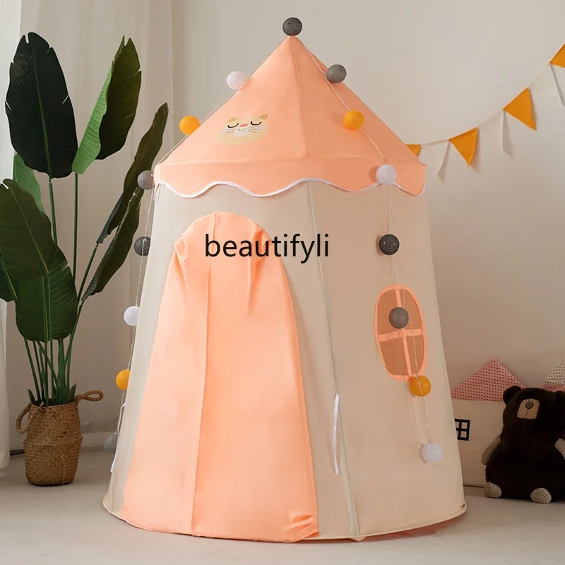 Children's Indoor Yurt Playhouse, tenda do agregado familiar infantil, bebê menino e menina Dollhouse