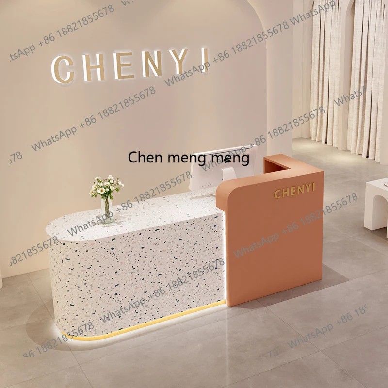 Pagina di cassa del negozio di abbigliamento intelligente Barbiere Salone di bellezza Bar semplice, piccolo negozio