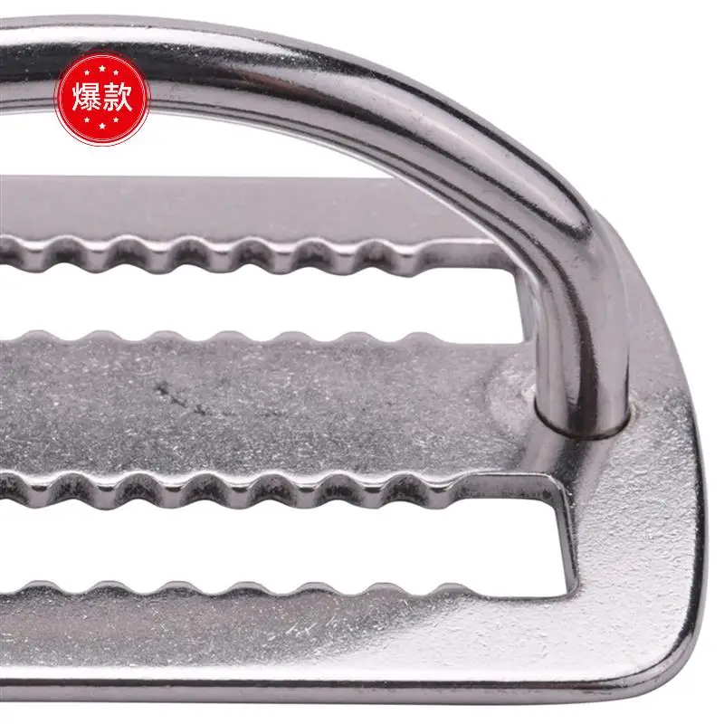 

6X 316 Stainless Steel D Ring Buckle Scuba Diving Weight Belt Keeper For 5Cm Weight Belt Surfing Swimming Sport
