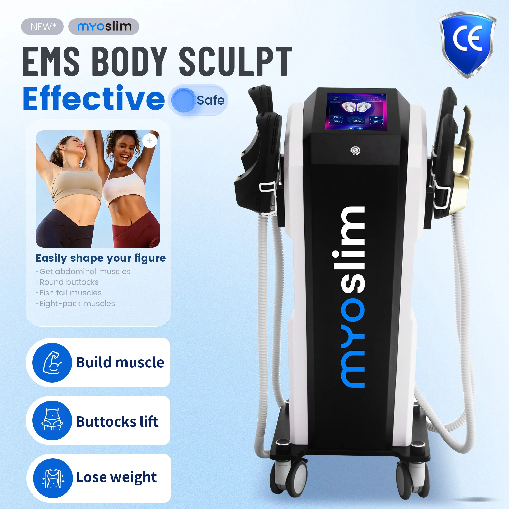 

Профессиональная радиочастотная машина Ems 6500 Вт, 2025 EMs Body Slim, стимуляция мышц EMS PRO Ultra Sculpt Hi-emt, похудение 15tesla