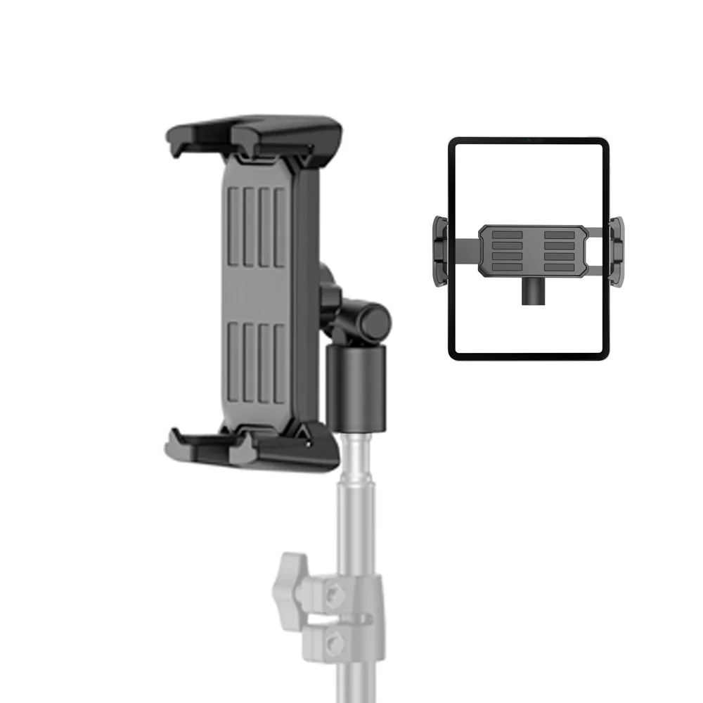 

Tripod Mount Tablet Stand for Mobile Phones Can Be Used with A Tripod for Video Shooting Time-lapse or Live Streaming Adjustable