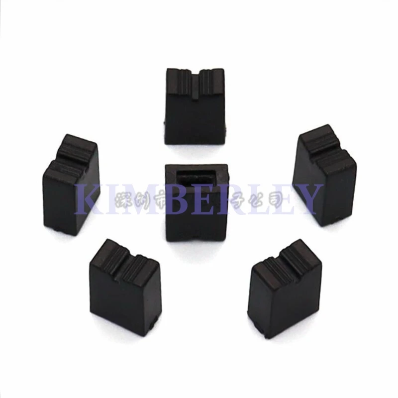 20PCS 8x10mm Black Plastic Mixer Fader Knob Cap Potentiometer Switch Push Key Cap 4MM Hole Volume Control Rotary Knobs