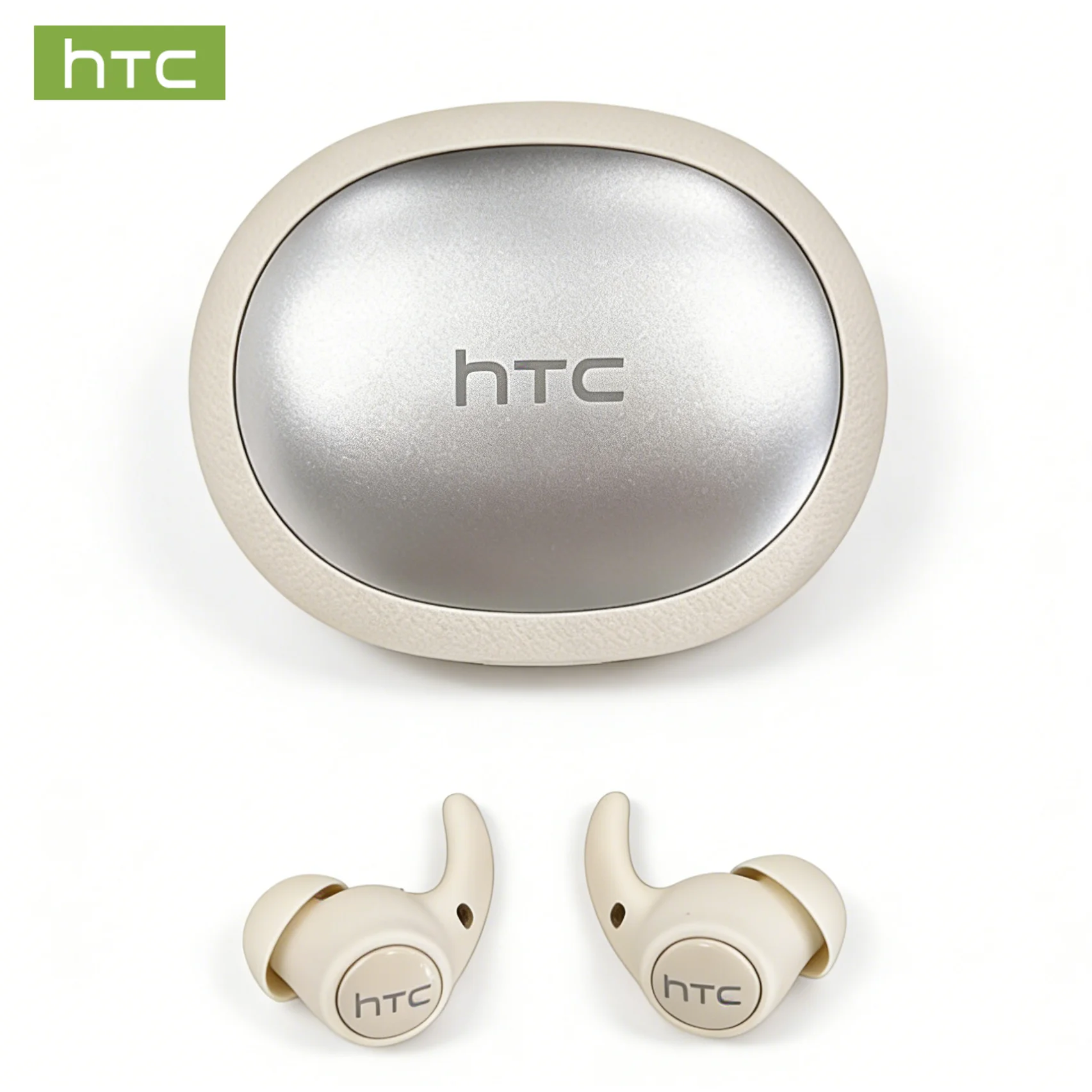 HTC NE76 Kabellose Bluetooth-Kopfhörer TWS In-Ear-Ohrhörer Bluetooth 5.4 Mikrofon IPX5 Wasserdicht Sport-Ohrhörer für iOS Android