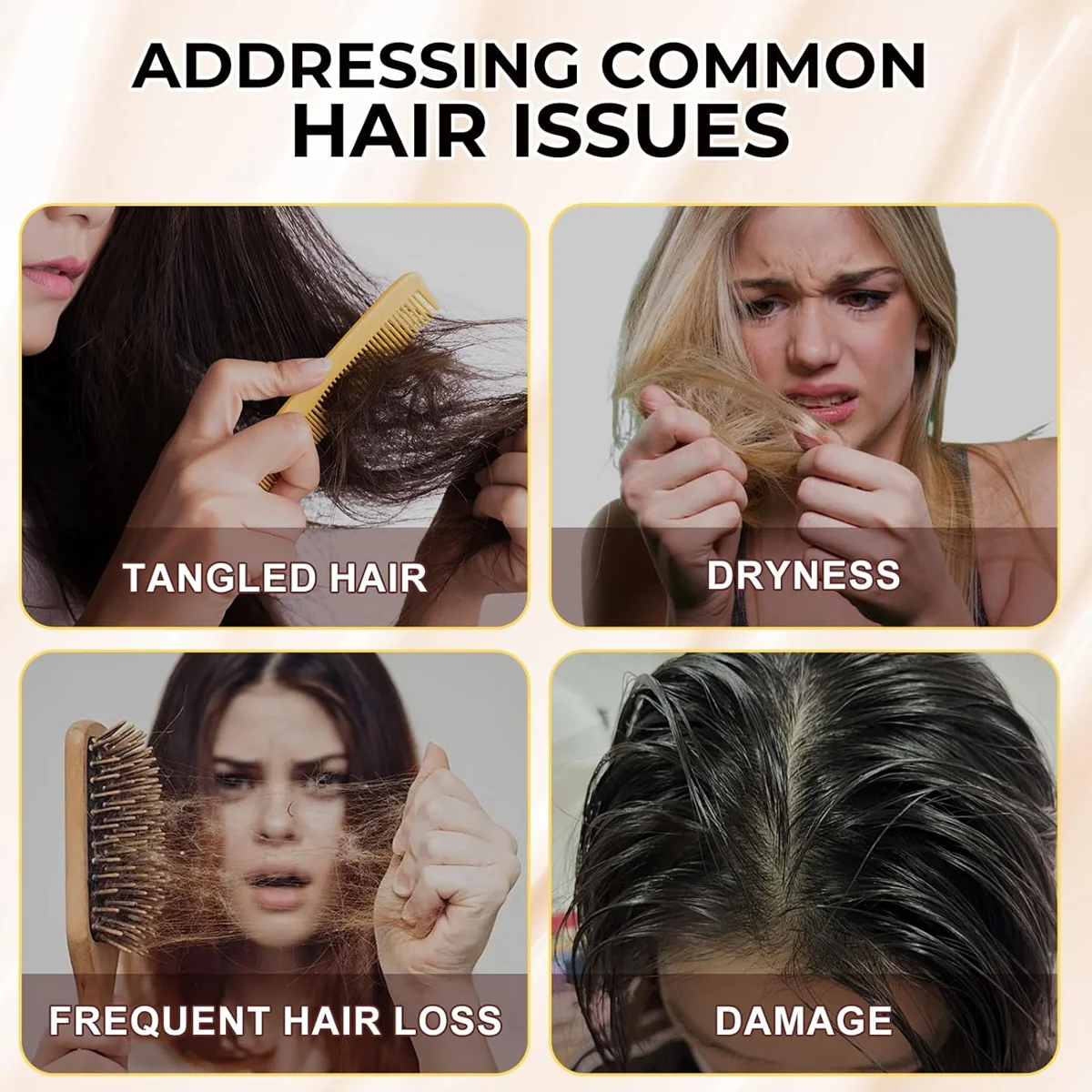 علاج الكولاجين للشعر، إصلاح عميق، قناع الشعر بزيت الأركان للشعر الجاف التالف، جميع أنواع الشعر #5