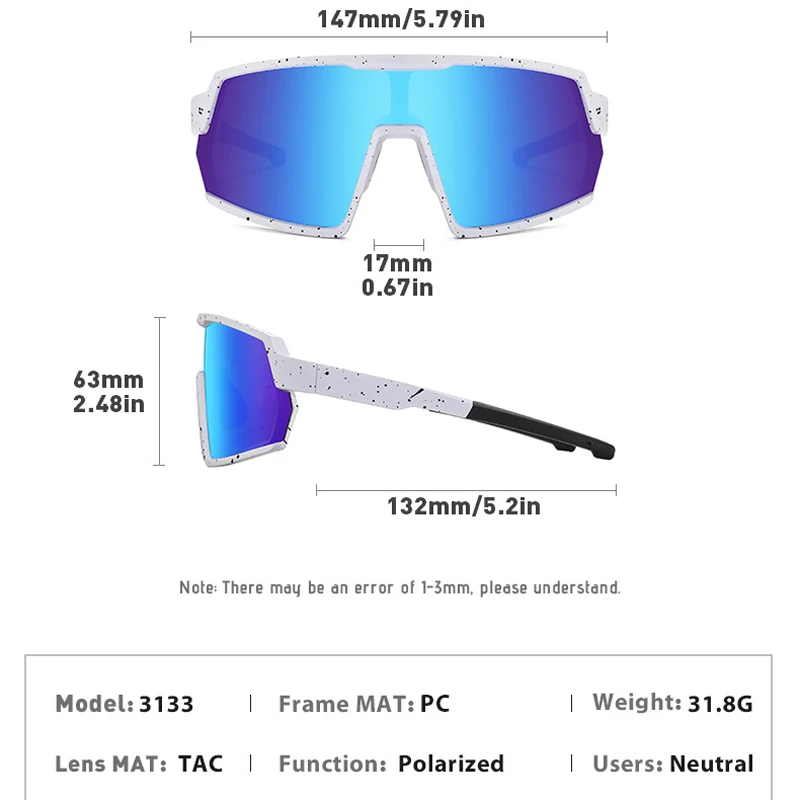 KIZN الرجال الرياضة قصر النظر النظارات الشمسية نظارات نسائية الدراجات الاستقطاب حماية وصفة طبية البصريات نظارات خارجية-050 إلى -6.0