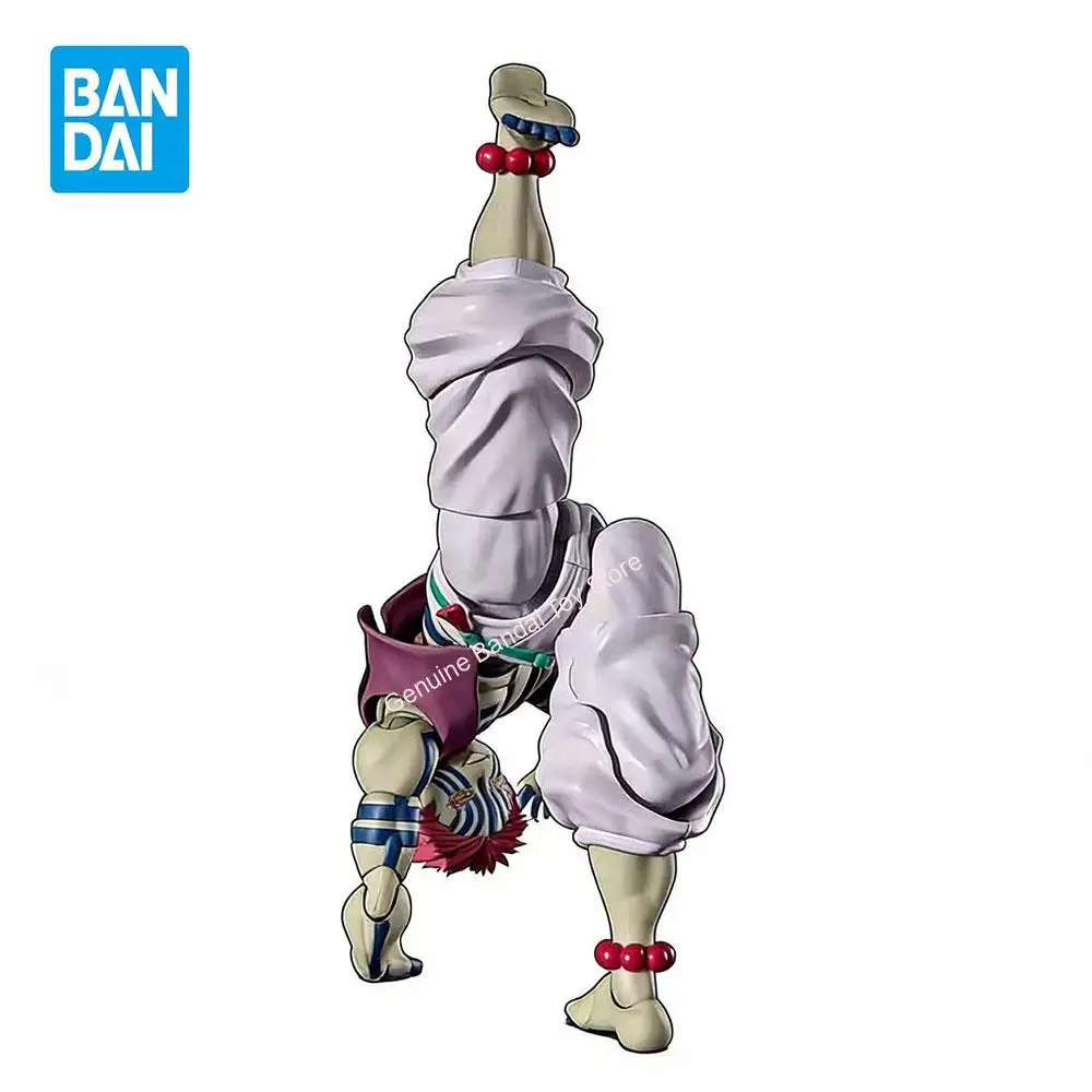 

In Stock Bandai Holiday Gifts Demon Slayer Akaza Figurine Model Statue Anime Merchandise Action Figure