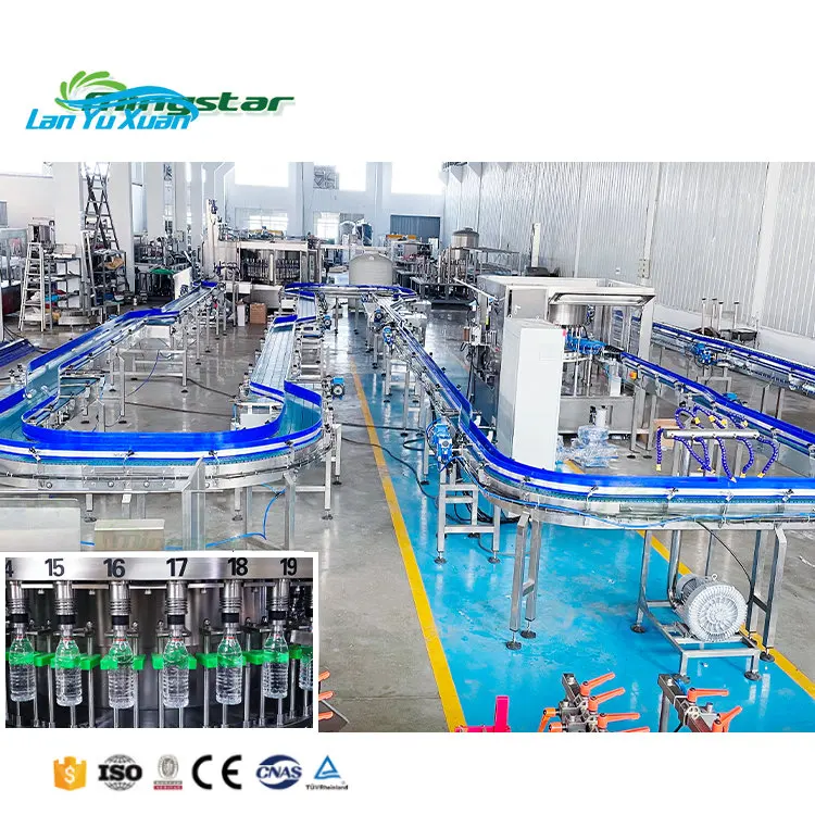 Automatic Small Business Liquid Packing Machine Pure Water Making Production Line Bottle Water Filling Machine