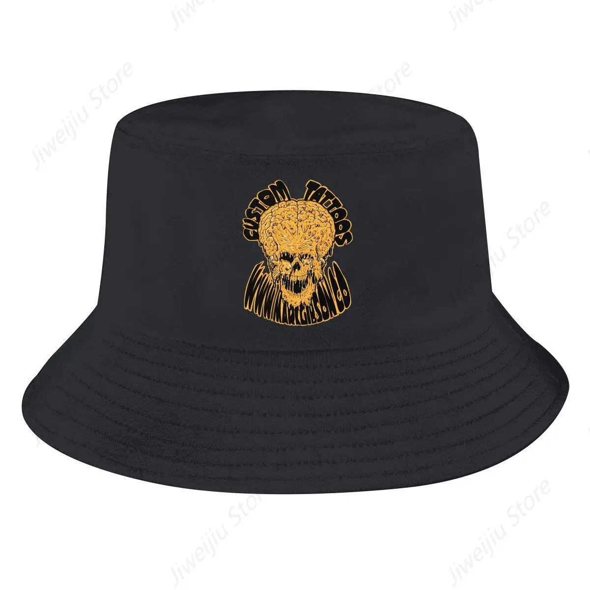 Mars Attacks Alien Sci-Fi Movies Bucket Hat Sci Fi Tattoo Men's Women's Fisherman Cap Hip Hop Beach Sun Fishing Hats