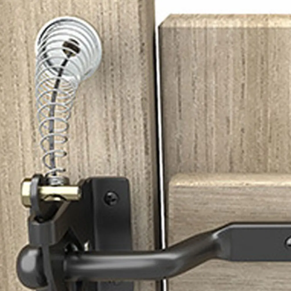 

1 комплект, регулируемая защелка для ворот из нержавеющей стали, замок для наружного забора, подпружиненные деревянные металлические ворота, садовая фурнитура