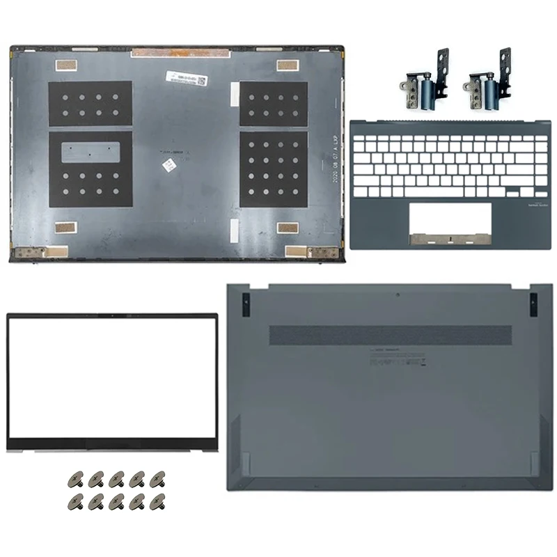New Laptop Case for ASUS ZenBook 14 UX425 UX425J UX425JA U4700J LCD Back Cover Front Bezel Palmrest Top Upper Bottom Case Hinges
