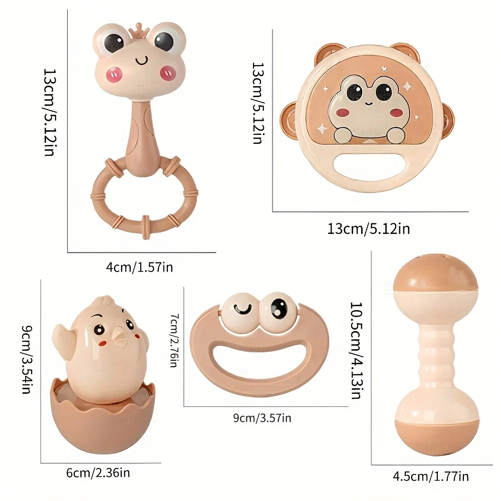 Jouet de cloche interactif pour adolescents, plusieurs styles de tambours d'applaudissements à la main avec un mécanisme à bascule, cadeaux du Nouvel An et de Noël