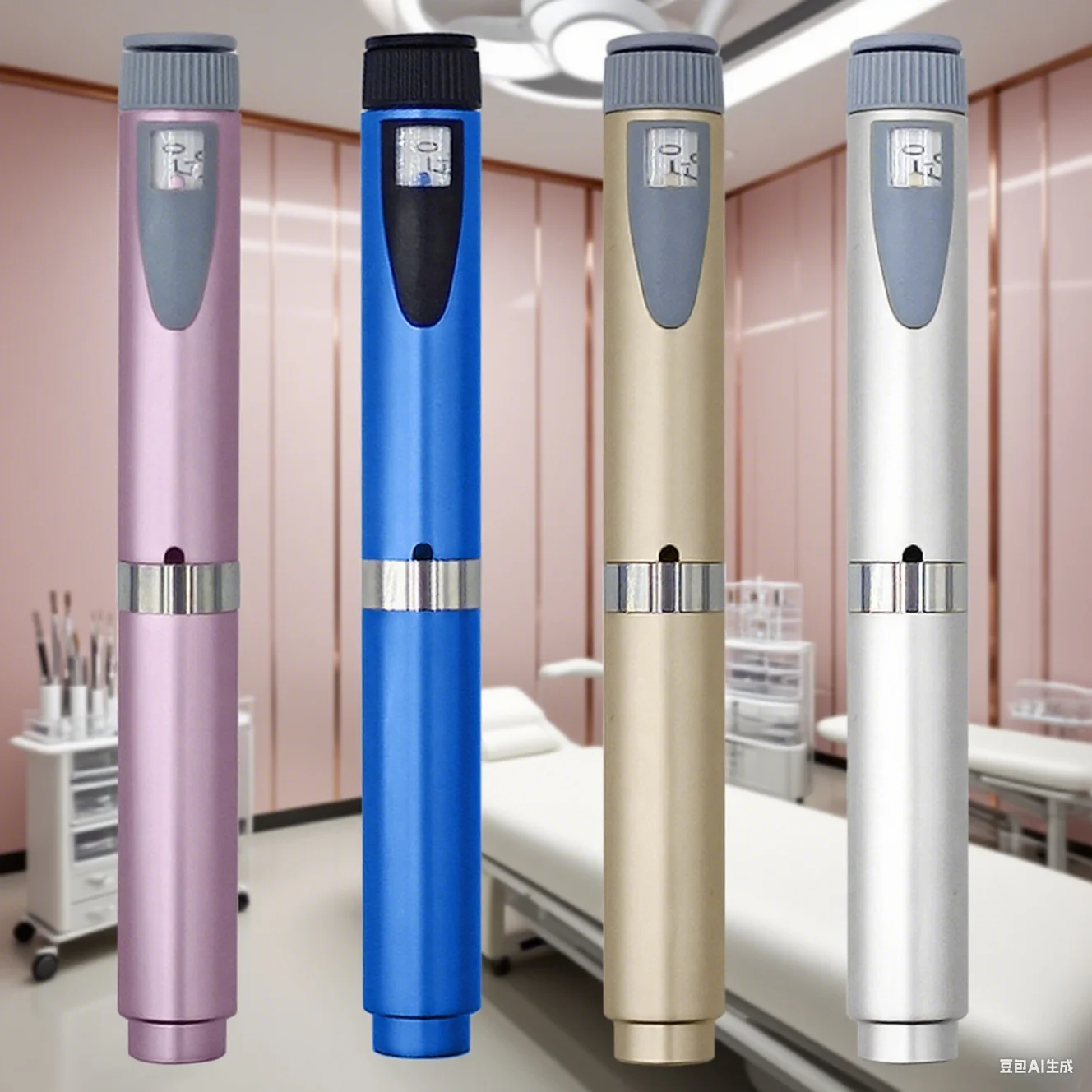 Penna per iniezione riutilizzabile in metallo dal design popolare V2 Perdita di peso V1 V2 60U Penna per iniezione