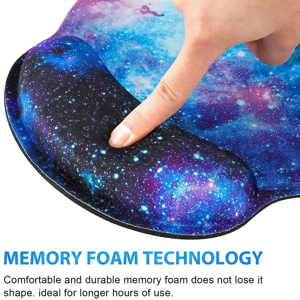 Desktop Gaming Non Slip Silicone Wrist Rest Mouse Pad Mice Mat Hand Support Ergonomic