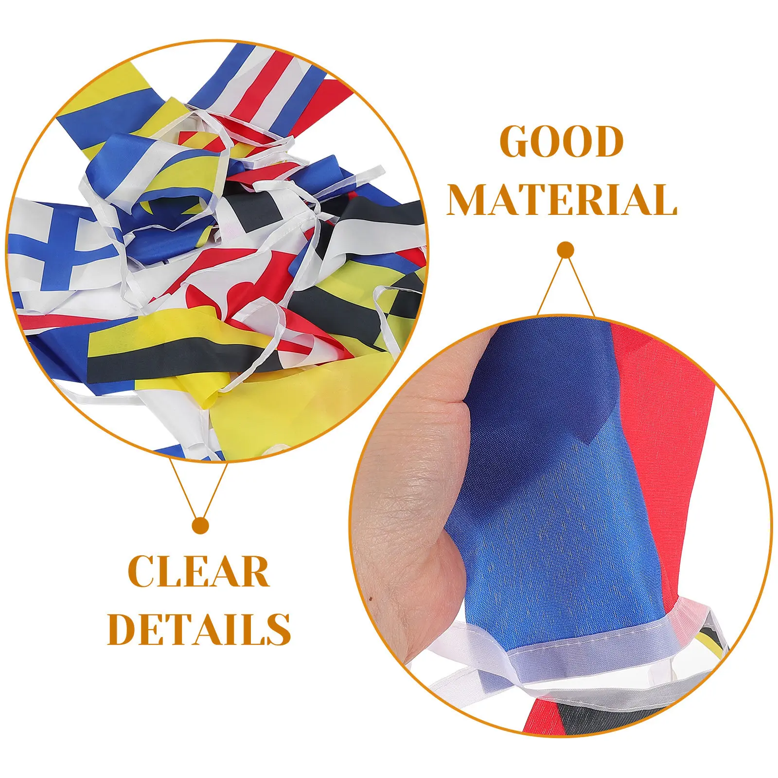 40Pcs Code Flags Nautical Marine Flag Set Sturdy Uv Resistant Fabric for Ship Navigation Boat Decoration