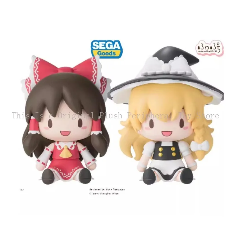 متوفر في المخزون الأصلي حقيقية S-FIRE Hakurei Reimu Kirisame Marisa 8 سنتيمتر أصلية عمل الرسوم المتحركة شخصية لعبة مجسمة