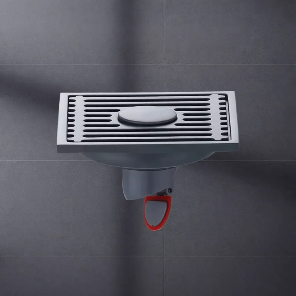 Bathroom Floor Drain Stainless Steel Gun Gray Deodorizing Cover Anti Insect Laundry Drainage Grate Sink Filter Hardware
