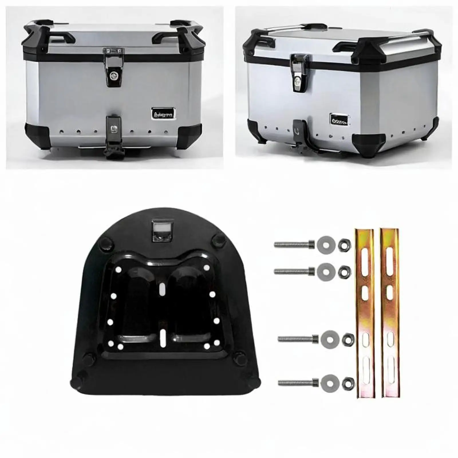 

ABS Motorcycle Tail Box Mounting Base Rear Luggage Rack Plate Secure Cargo Shelf for Touring Storage