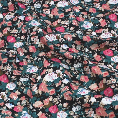 

145x50cm Cotton poplin Printing Fabric Pastoral making Suit Dress Garment Material Handmade DIY Cloth