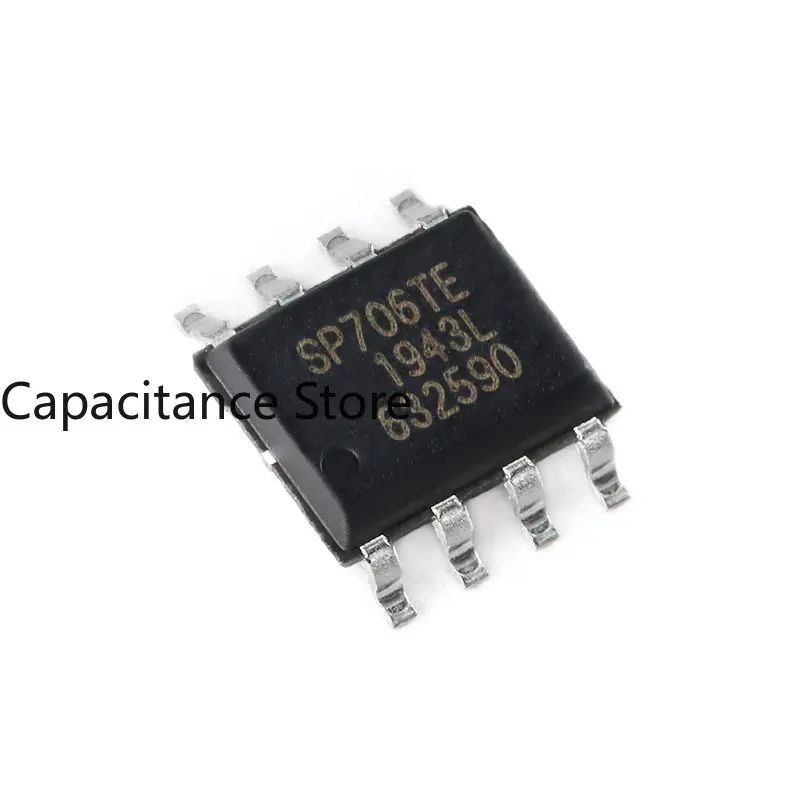 10PCS Original Genuine SP706TEN-L/TR SOIC-8 Low-power Microprocessor Monitoring Circuit IC Chip