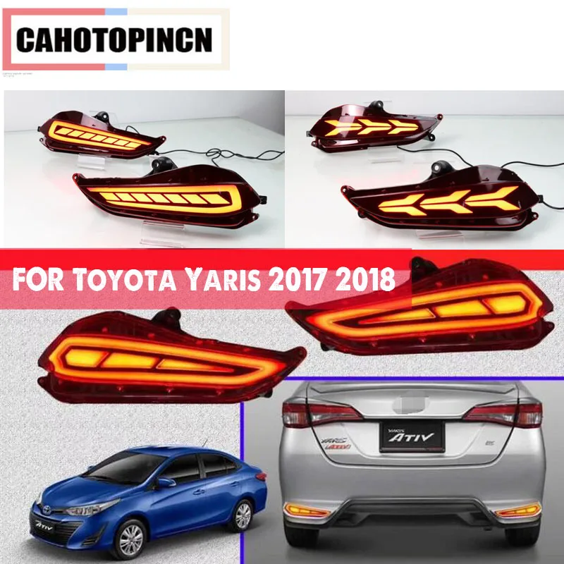 

Задний бампер для Toyota Yaris 2017 2018, 1 комплект