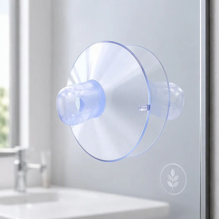 10/20/50pcs 1.37in Small Clear PVC Suction Cups with Holes, Utility Hooks for Kitchen Bathroom Window Wedding Car Decoration