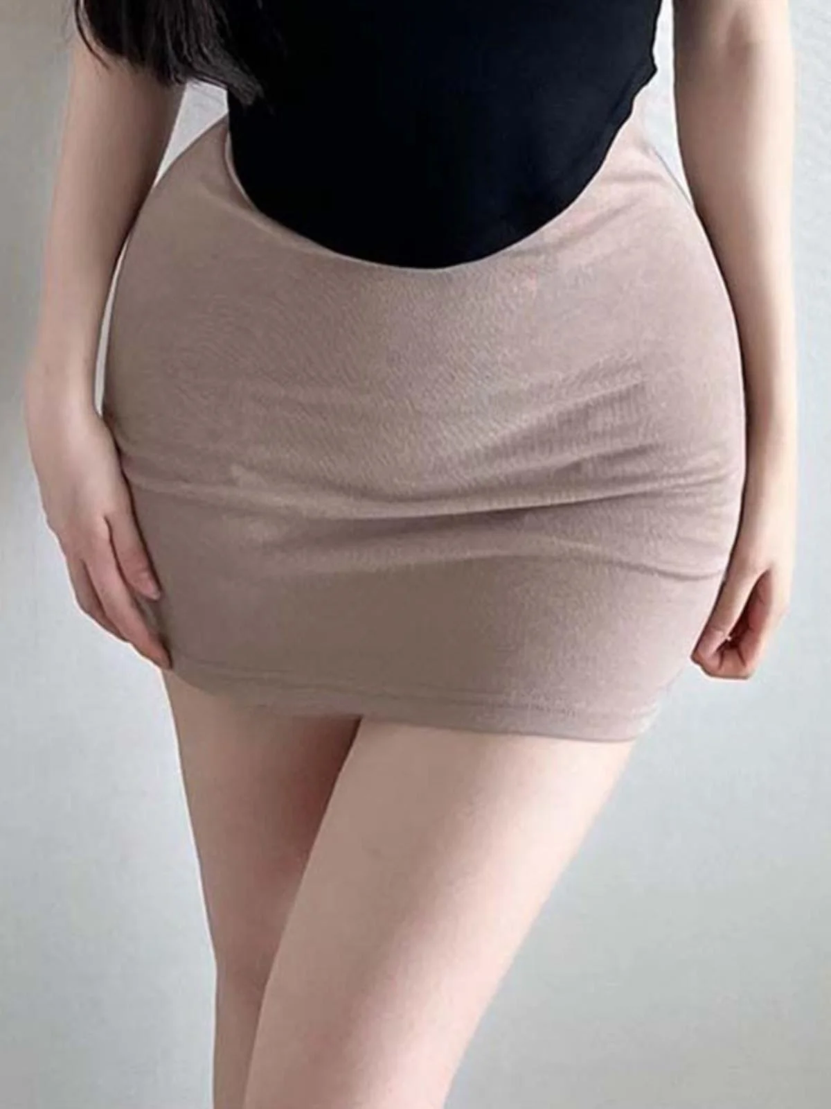 51Studioz L508 Sexy Tight Fit  Skirt High Waist Bodycon Short Skirt Show Long Legs Sensual Women's Fashion Summer 2025