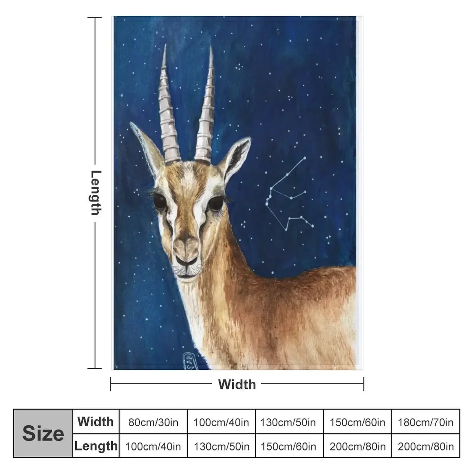 Gazelle Throw Blanket Softest Summer Beddings Bed Travel Hair Luxury Brand Blankets