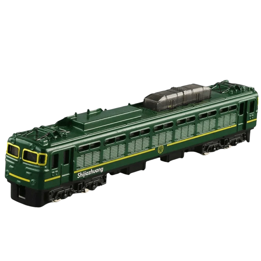 

Alloy Material Inertial Train Model Metal Diecast Nostalgic Green Simulation Train Model Multi-color Plastic Retro Train Model