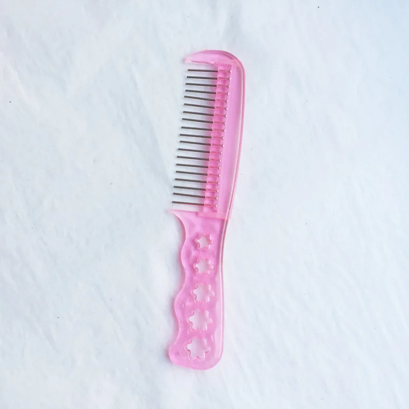 200Pcs Wig Steel Comb Anti-frizz Care Comb Plastic Small Steel Comb Wig Care Tools Accessories Hair Comb