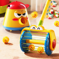 Creative Learning Montessori Bell Emitter Dust Catcher Ball picker Toys Game Educational Cognition Training Kids For Boys Girls